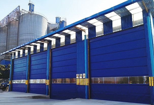 红河州紫燕水泥有限公司快速堆积门